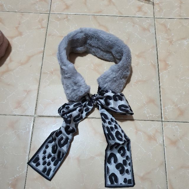 Khăn thỏ phối lụa cực ấm và sang - Sarah Beaute