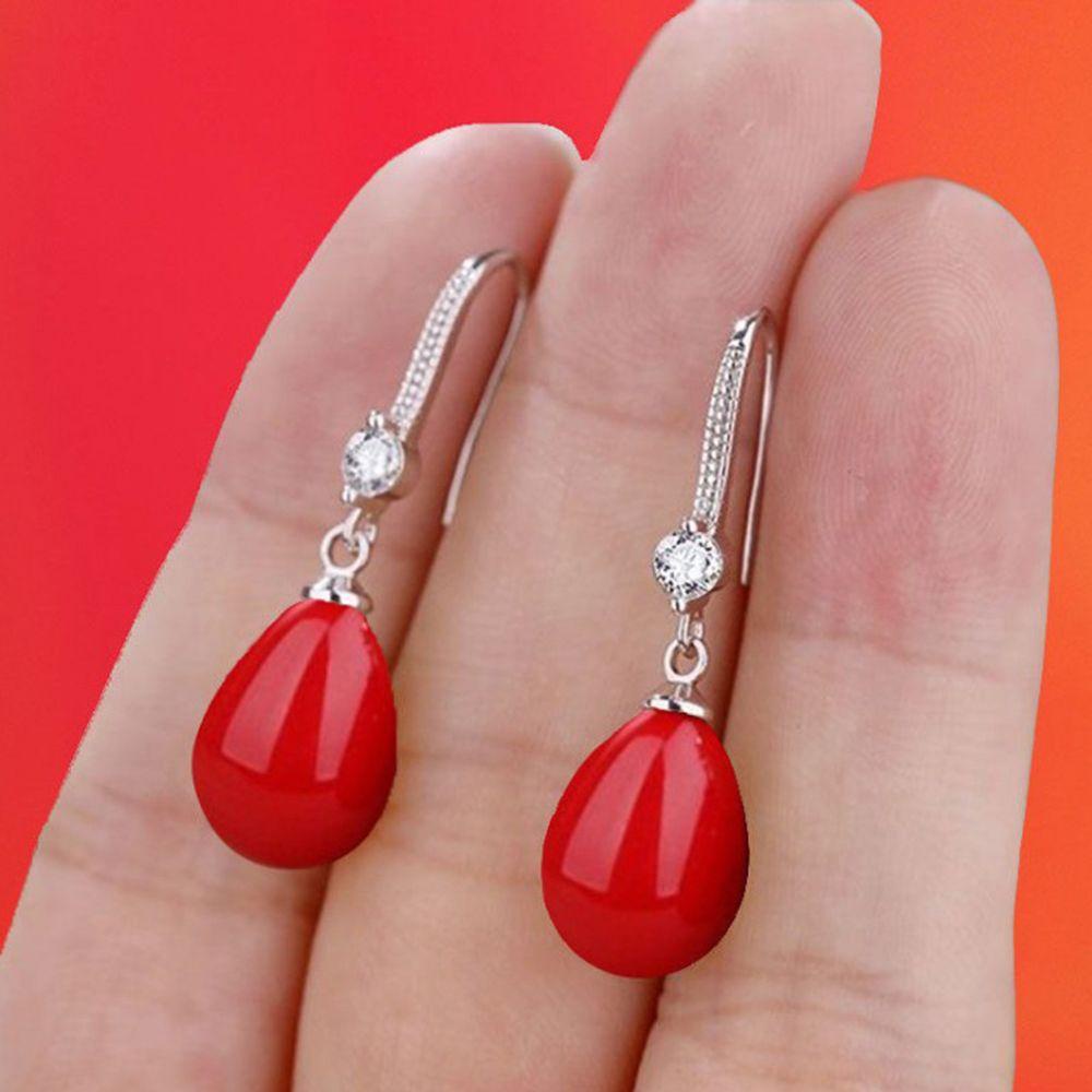 1 Đôi Khuyên Tai Hợp Kim Thiết Kế Thời Trang Bền Bỉ