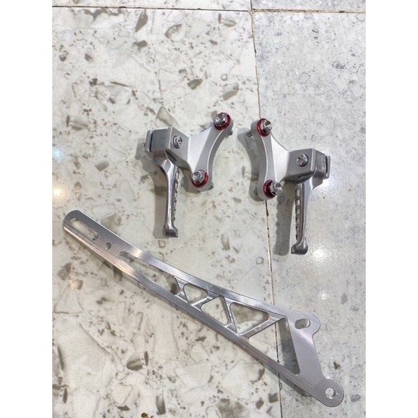 Bộ Gác Chân + Pát treo bô cnc mãlay dành cho ex150