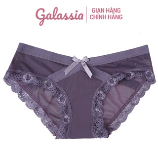 Quần lót ren nữ eo thấp cạp chéo galassia