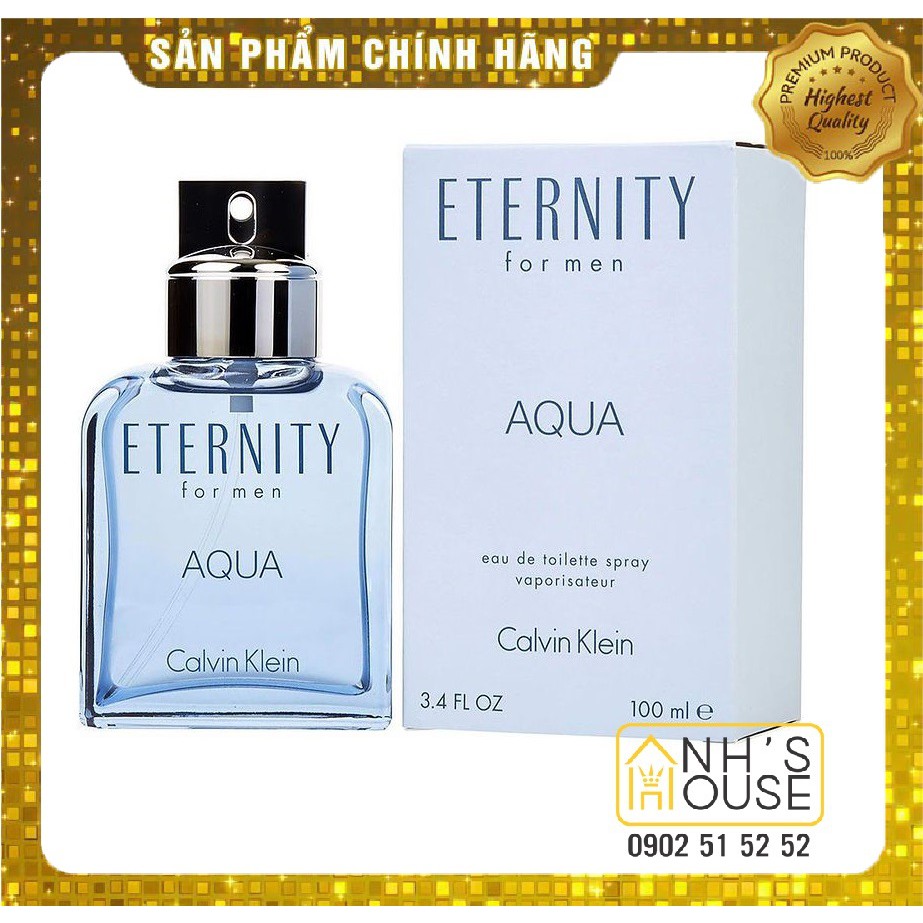 Nước Hoa Nam CK Eternity Aqua Eau De Toilette Tester 5ml/10ml/20ml