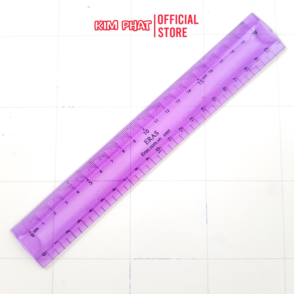 Thước kẻ nhựa dẻo Eras 20cm E907