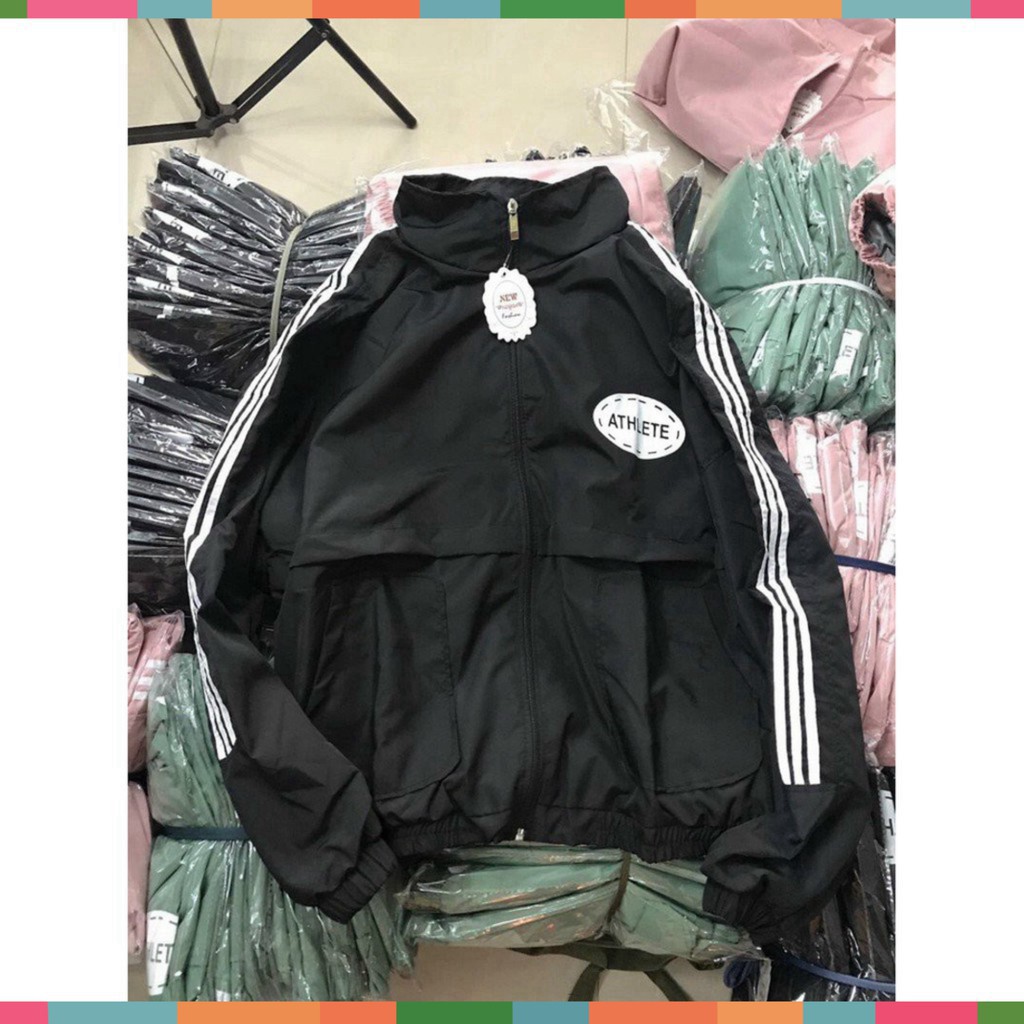 [HÀNG THIẾT KẾ]  Áo khoác dù 2 lớp chống nắng nam nữ Athlete 3 sọc adidas ANIGO UNISEX | BigBuy360 - bigbuy360.vn