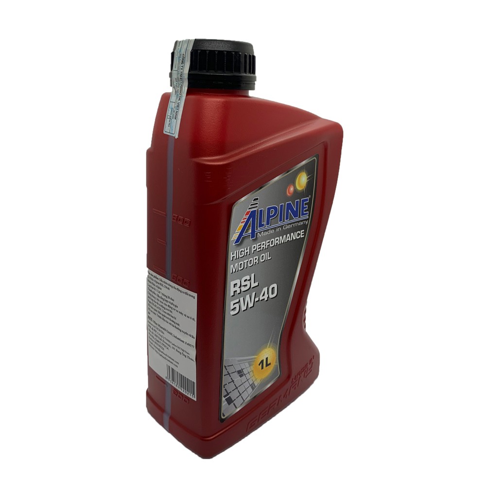 NHỚT ALPINE RSL 5W40 DÀNH CHO XE TAY GA VÀ Ô TÔ NHẬP TỪ ĐỨC