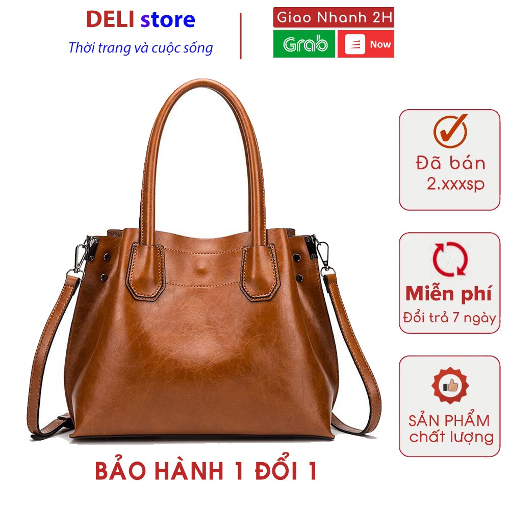 Túi xách nữ công sở HOTNEW Túi xách nữ thời trang cao cấp da mềm Deli TN53