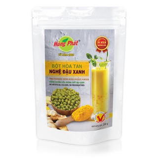 Bột hòa tan nghệ đậu xanh Hùng Phát (túi 200g)