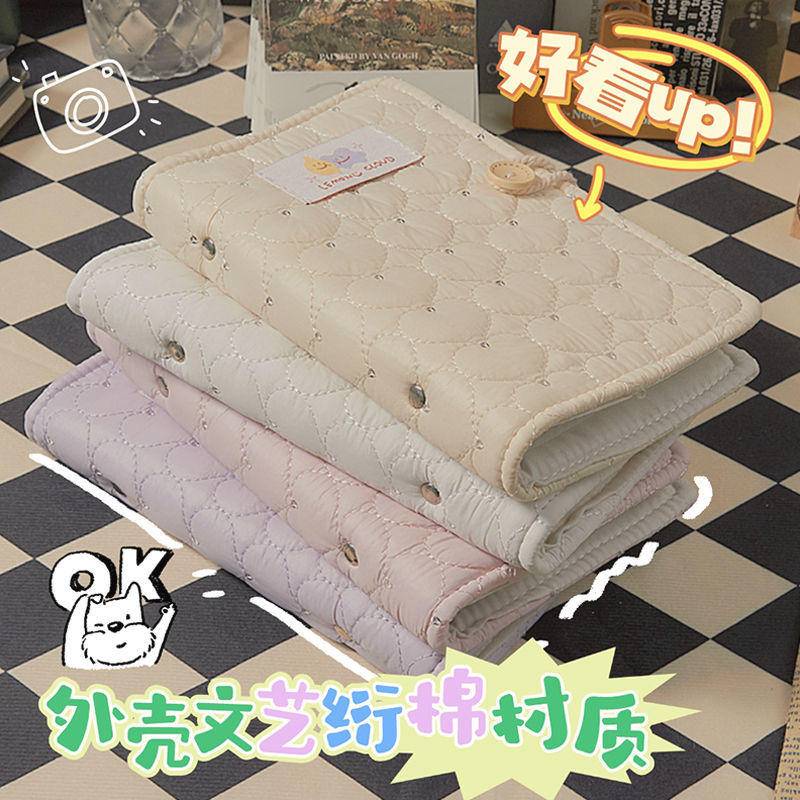 ⭐ iLado ⭐  Hình trái tim vải vóc sổ tay A5/A6 tài khoản tay sáng tạo dễ thương vở kẻ ngang sổ ghi chép notebook binder a5 sổ ghi chép sổ tay ghi chép vở lò xo kẻ ngang sổ lò xo kẻ ngang marker học văn phòng phẩm sổ ghi chú sticker