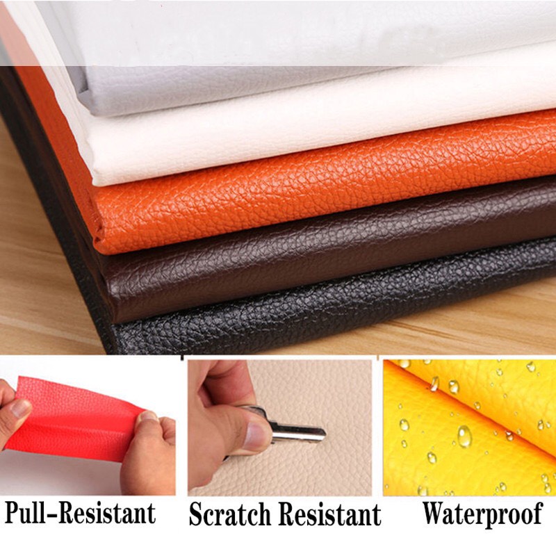 Miếng dán vải da PU cỡ lớn kích thước 138x50cm dùng bọc loa, bọc ghế, oto. Tấm rời không nối liền