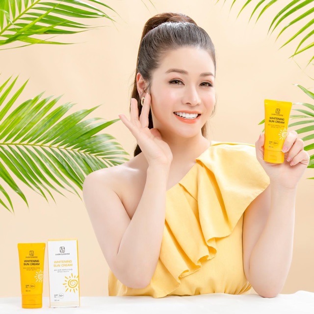 Kem Chống Nắng Nhật Kim Anh Laura Sunshine Hàn WHITENING SỤN CREAM SPF 50+++ (inbox giá sỉ tốt)