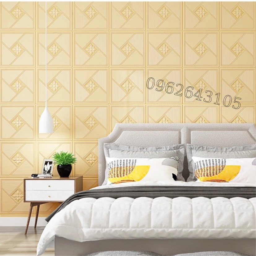 Xốp dán tường 3d- xốp dán tường hoa văn dày 4mm