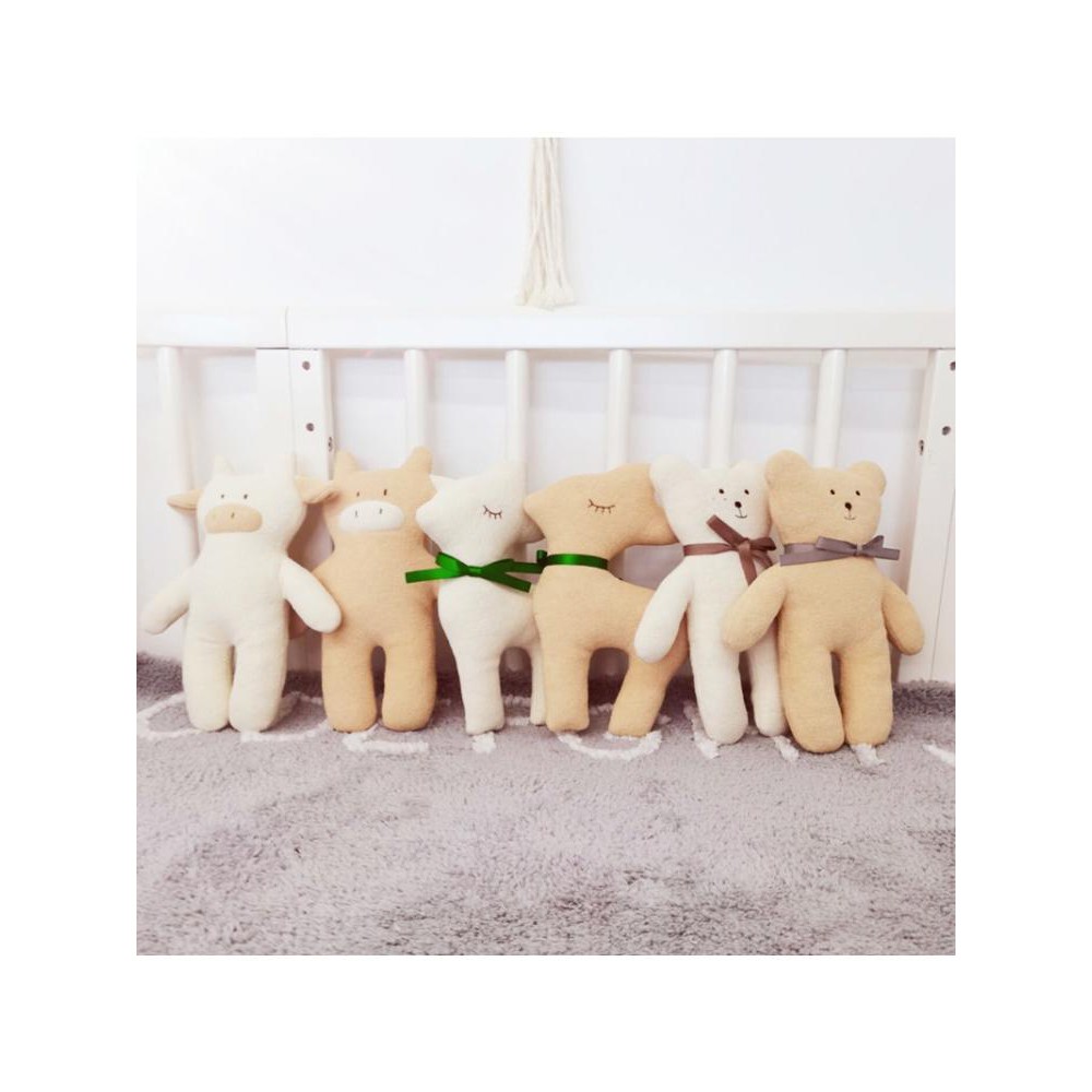 Đồ chơi búp bê nhồi bông hình thú vật dễ thương cho em bé