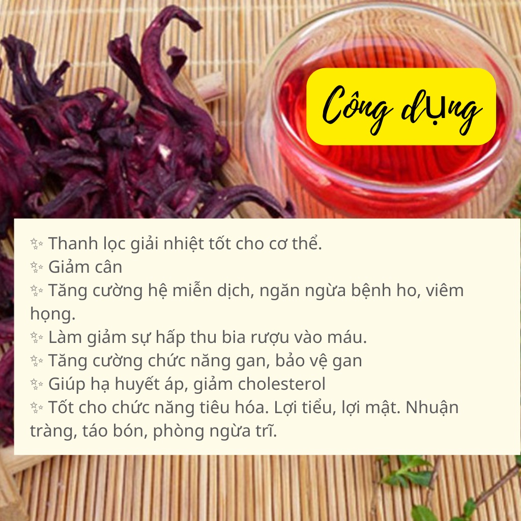 Trà hoa Atiso đỏ sấy lạnh Robimart 50 gram - Hàng chính hãng