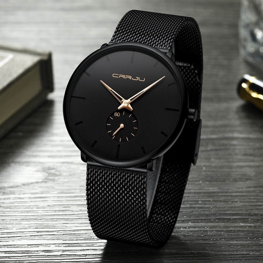 Đồng Hồ CRRJU 2150 / 2165 Chuyển Động Thạch Anh Không Thấm Nước Phong Cách Thể Thao Sang Trọng Thời Trang