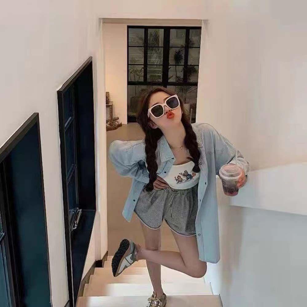 Kính Râm Nữ Oversize Phong Cách Hàn Quốc Cổ Điển Thời Trang