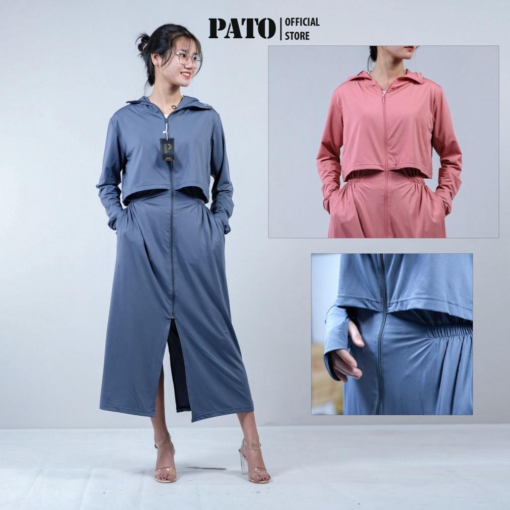Áo khoác nắng toàn thân nữ Pato Man mới nhất 2022,màu săc tươi trẻ,chất thông hơi cao câp,chống tia UV