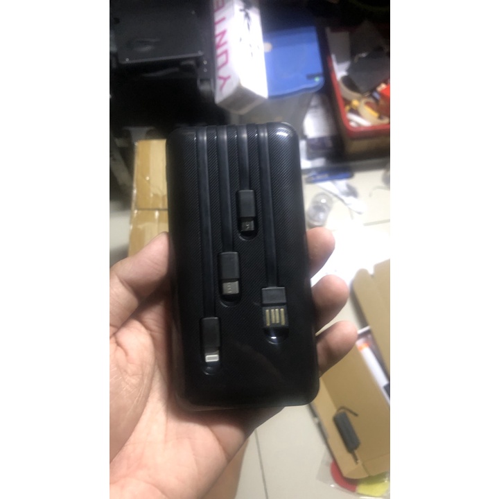 Pin Sạc dự phòng  soony   20000mah CÓ kèm  3 cáp  sạc   2.a   bảo hành pin 1 năm