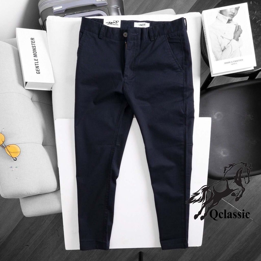 Quần kaki nam dài Hàn Quốc form đẹp, tôn dáng đem đến cái nhìn thiện cảm, trẻ trung quý phái cho người mặc Q0008