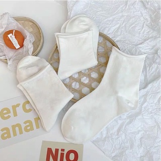 Tất Cổ Nhún Phong Cách Hàn Quốc Cổ Điển Xinh Xắn Thời Trang