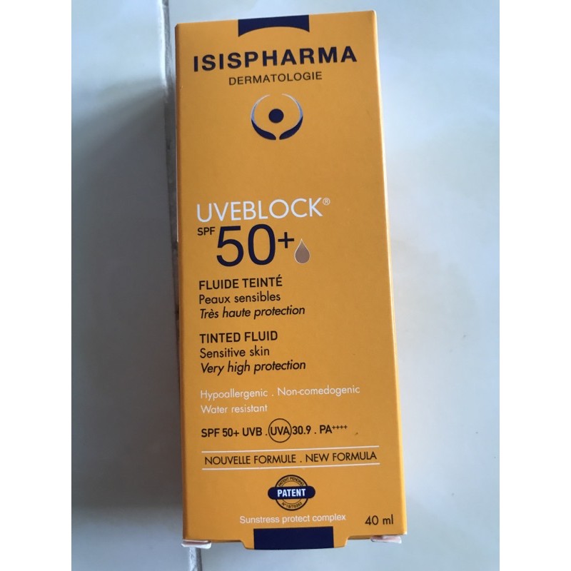 Kem Chống Nắng dành cho da nhạy cảm của ISISPHARMA UVEBLOCK spf 50+