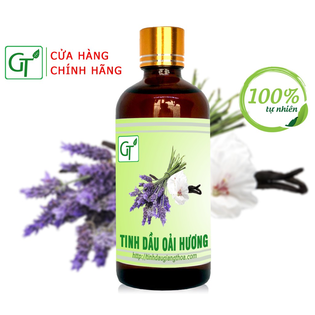 Tinh Dầu Oải Hương Lavender Nguyên Chất 100ml - Xông Phòng, Treo Xe Ô Tô, Spa - Hương Thơm Sang Trọng