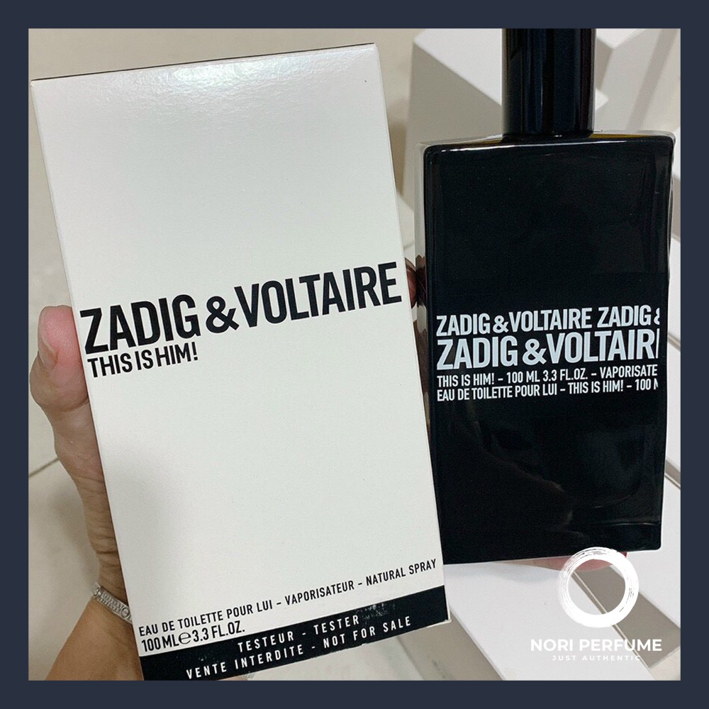 Nước hoa nam Zadig & Voltaire phiên bản This is Him Tester Fullbox 100ml