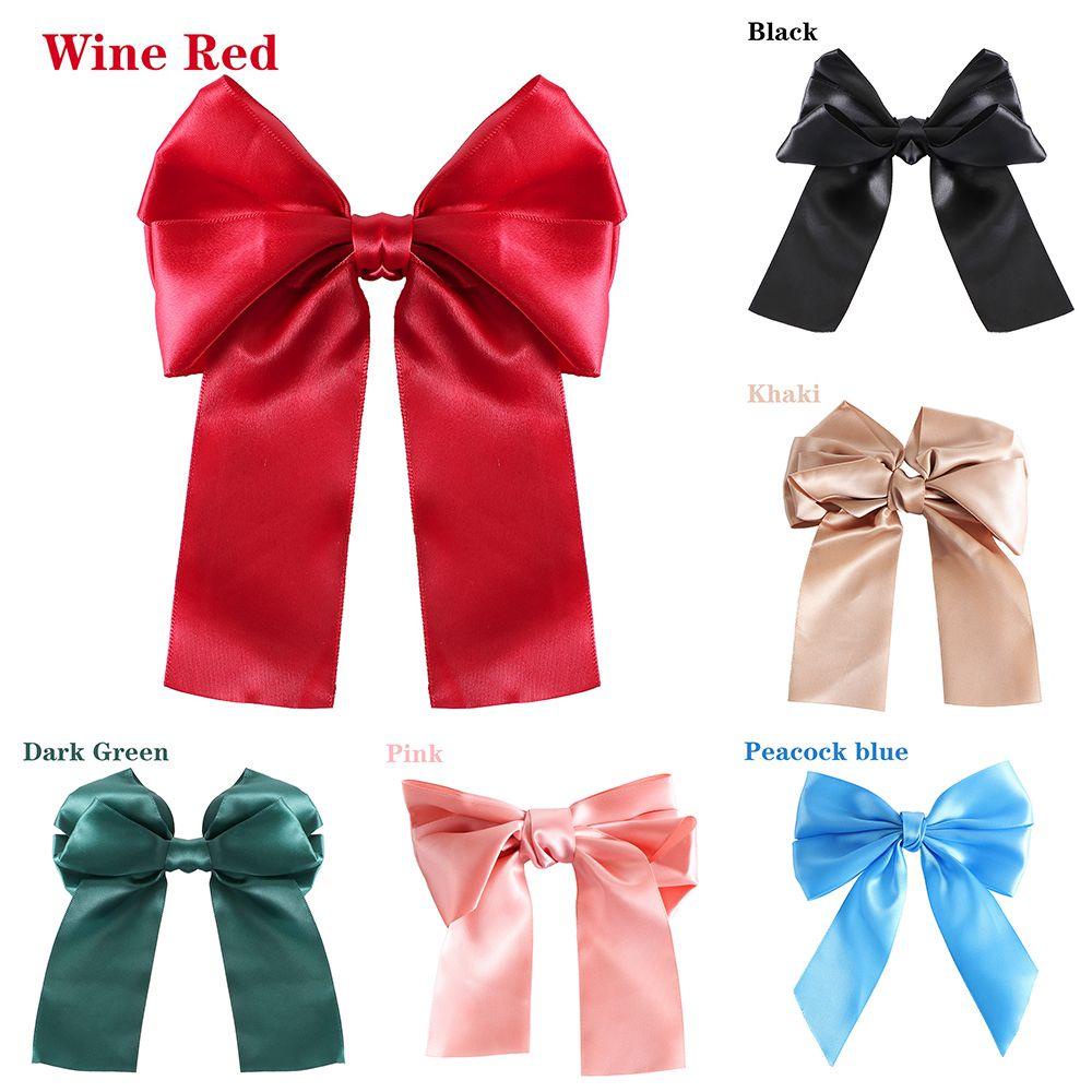 Băng Đô Nơ Cài Tóc Bằng Satin Cỡ Lớn