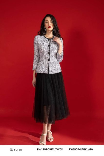 Áo vest dạ Elise sz M