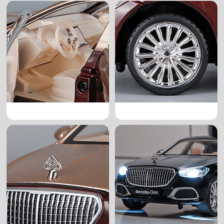 Mô hình xe Maybach S680 SClass 1:24 XHD