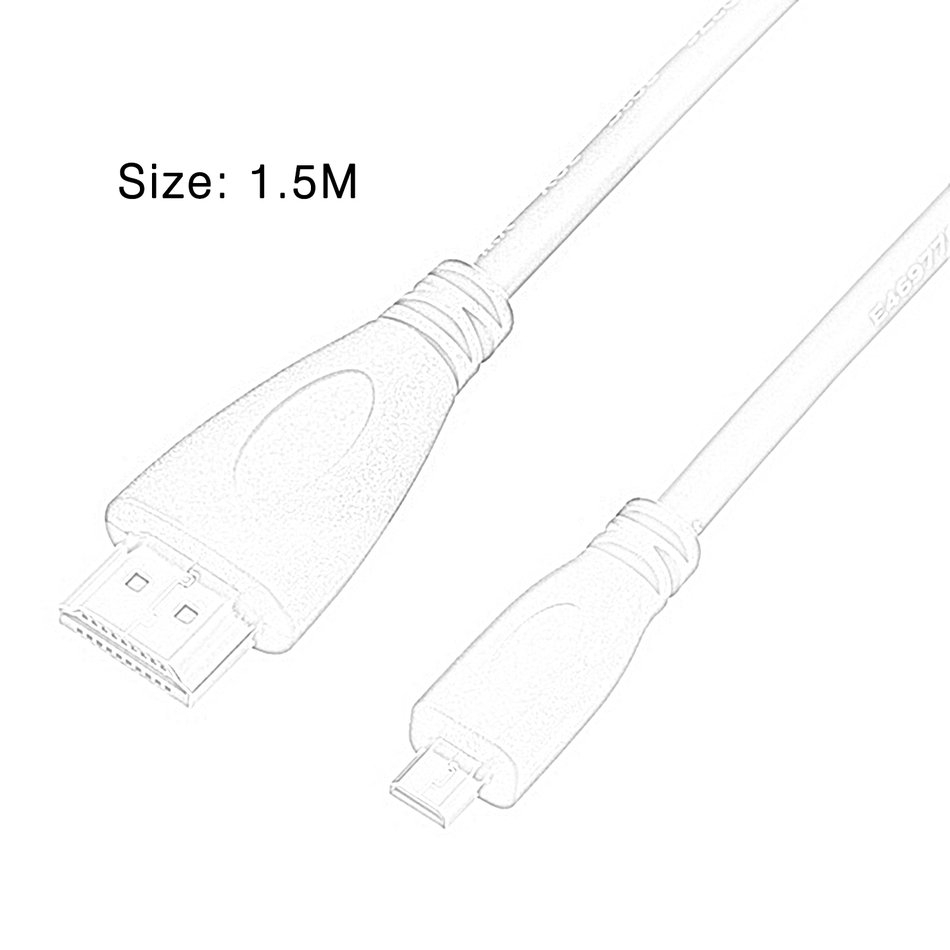 (orb) Cáp Chuyển Đổi Từ 1.5m Hdmi Sang Micro Hdmi 1080p