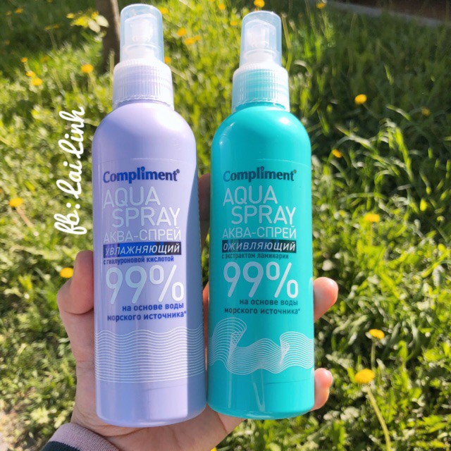 XỊT KHOÁNG COMPLIMENT AQUA SPRAY 99% - NGA | BigBuy360 - bigbuy360.vn