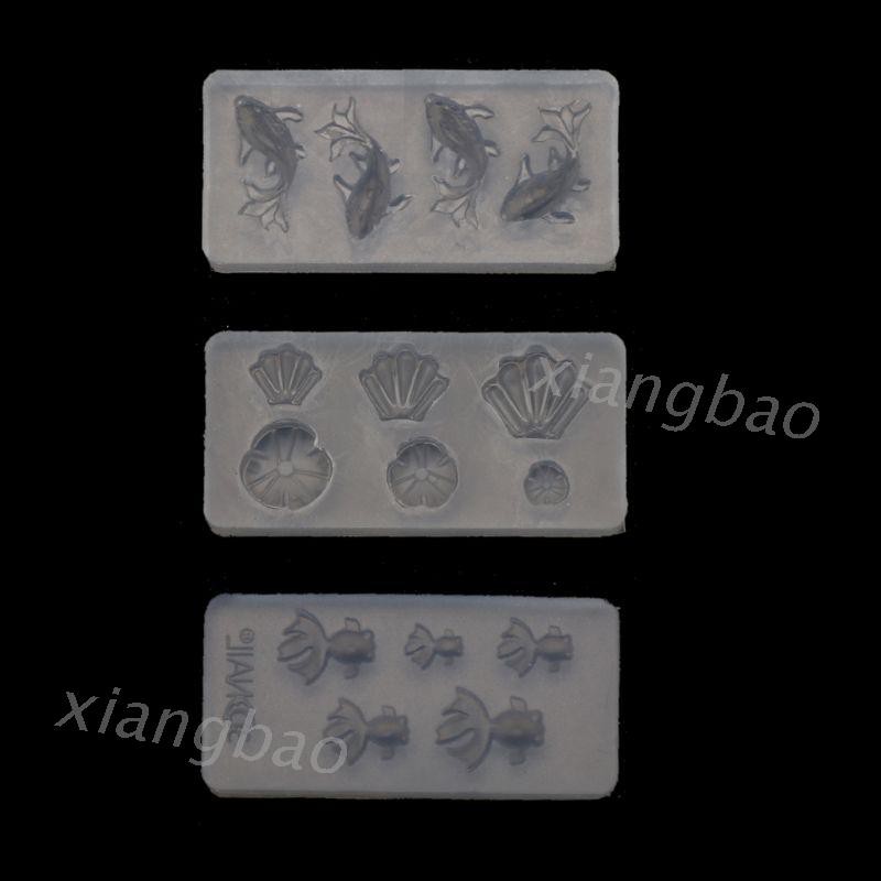 Set 3 Khuôn Nhựa Làm Trang Sức Hình Cá Vàng 10m