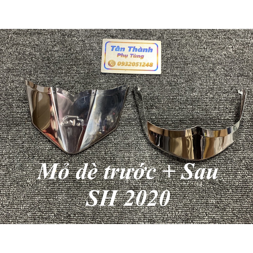 Mỏ dè trước sau SH 2020 Inox-bộ 2 cái