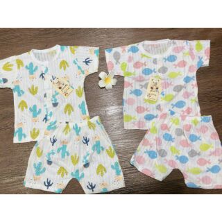 Bộ cotton giấy cho bé trai/ bé gái