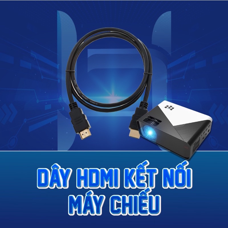 Dây Cáp HDMI kết nối máy chiếu ALUH smart với máy tính, laptop