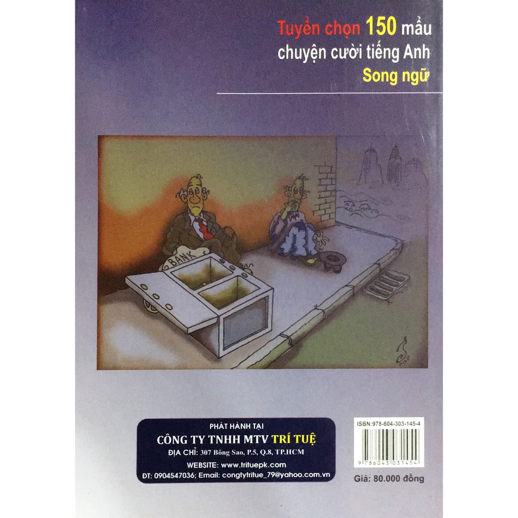 Sách Tuyển Chọn 150 Mẩu Chuyện Cười Tiếng Anh Song Ngữ