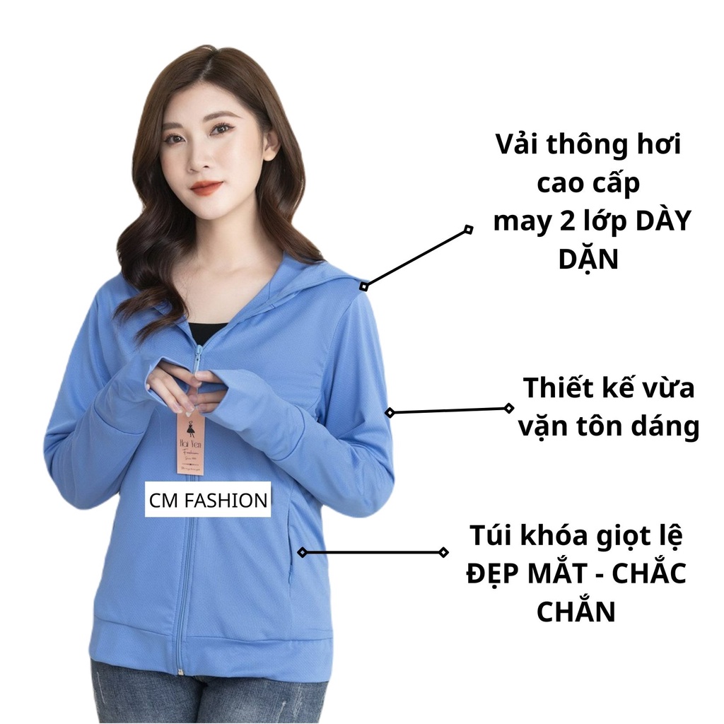 Áo chống nắngXẢ SỐCáo chống nắng nữ 2 LỚP THỜI TRANG chống tia UV siêu BỀN ĐẸP