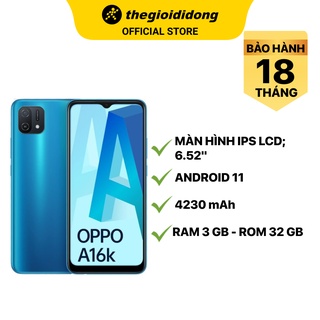 Điện thoại oppo a16k
