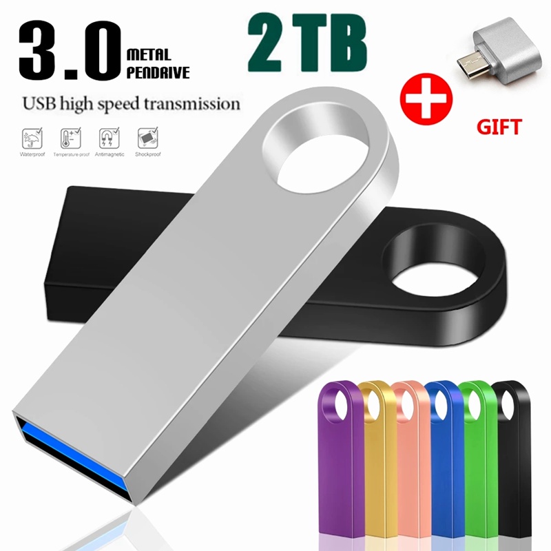 Usb 3.0 Dung Lượng Cao 2TB 1TB Vỏ Kim Loại Chống Nước