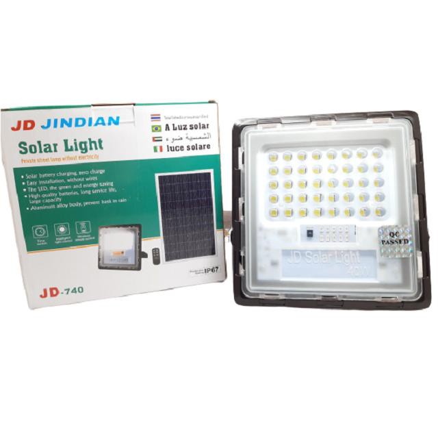 Đèn pha LED năng lượng mặt trời 40W JINDIAN JD-740 - Điện Việt