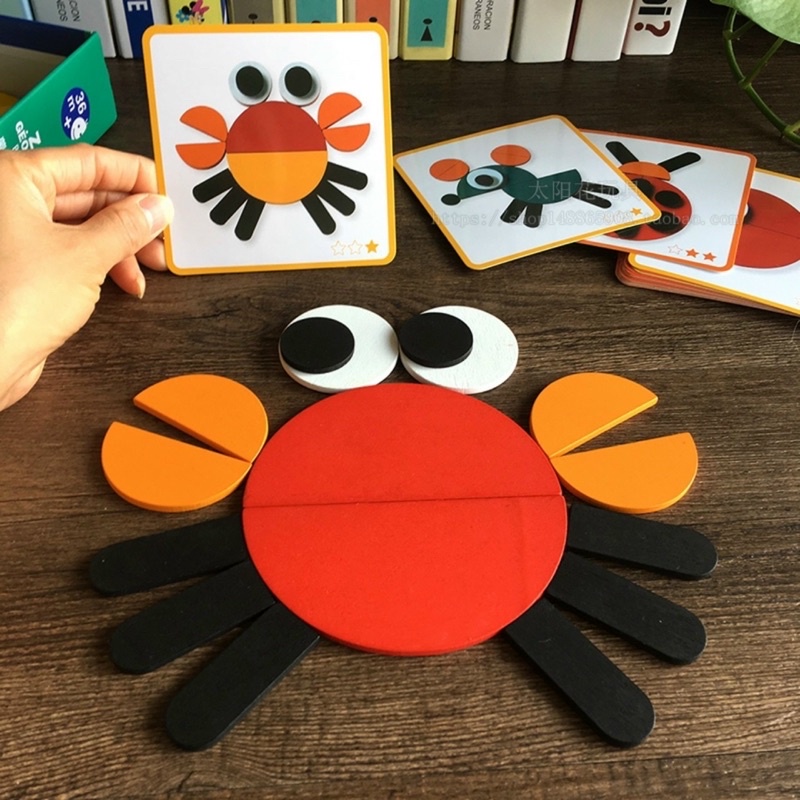 Đồ chơi ghép hình Montessori Fun Board bộ ghép hình cú mèo tư duy phát triển trí tuệ dành cho bé từ 3 tuổi Binkids DC07