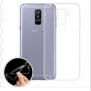 Bộ 3 ốp dẻo silicon Galaxy A6 plus 2018 trong suốt