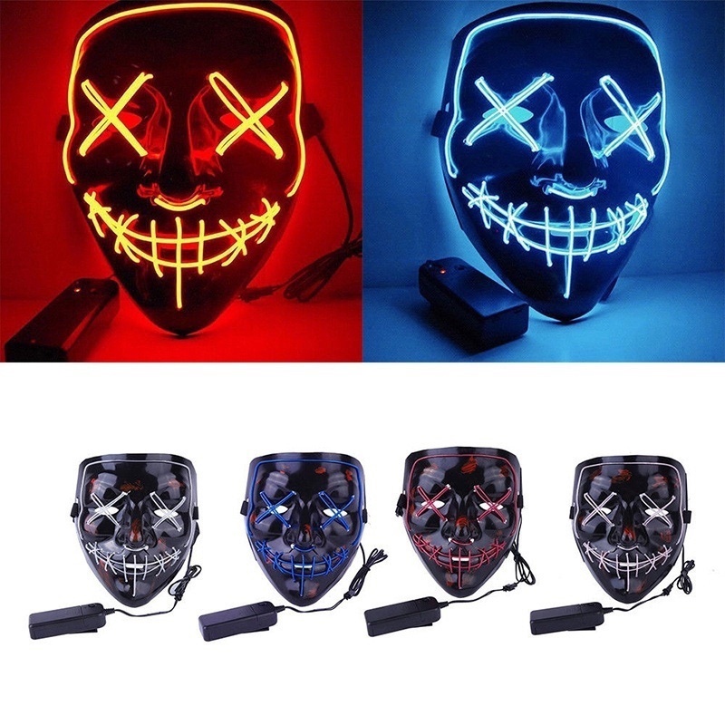 Mặt Nạ Đèn LED Hóa Trang Halloween