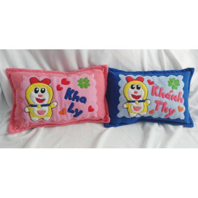 Cặp gối nằm handmade doremi