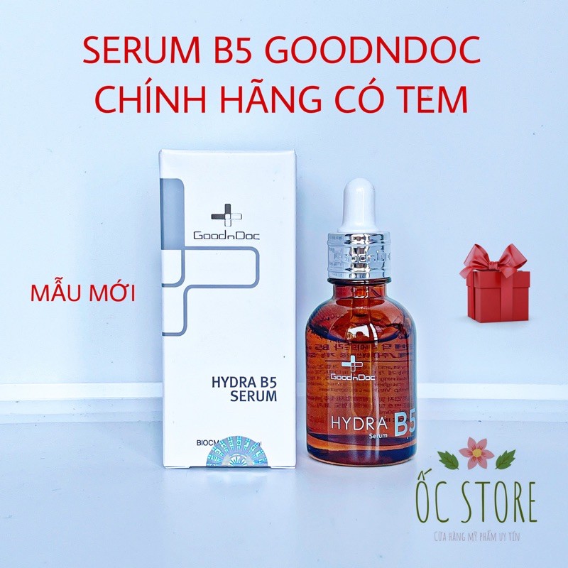 Serum B5 Goodndoc Hydra phục hồi cấp ẩm, mờ thâm 30ml