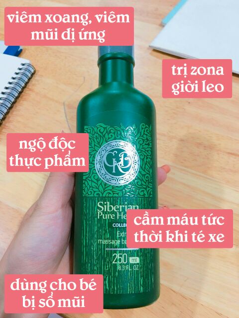 Dầu thoa Balsam của Siberian nước Nga (mẫu mới)