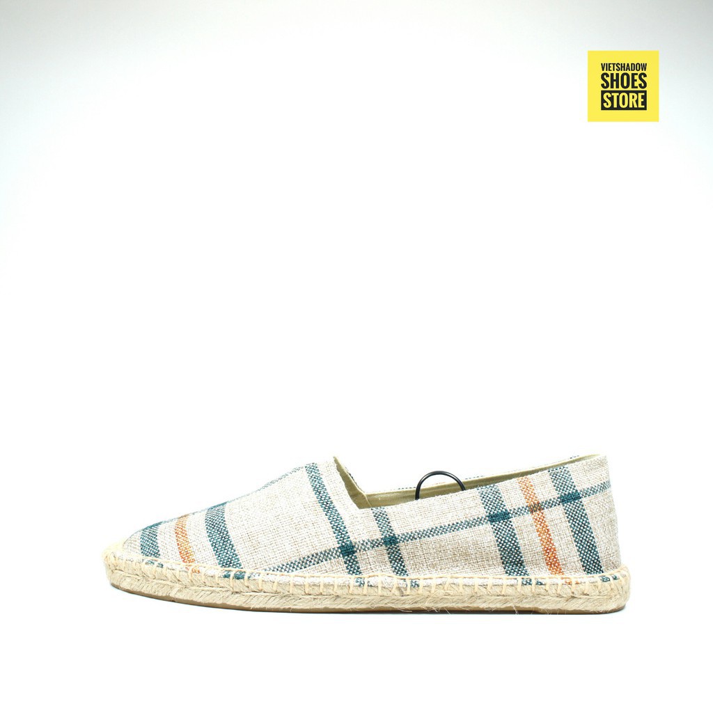 Slip on nam | giày lười vải nam kiểu TOMS - Vải bố, đế cói -hàng Quảng Châu BNJ