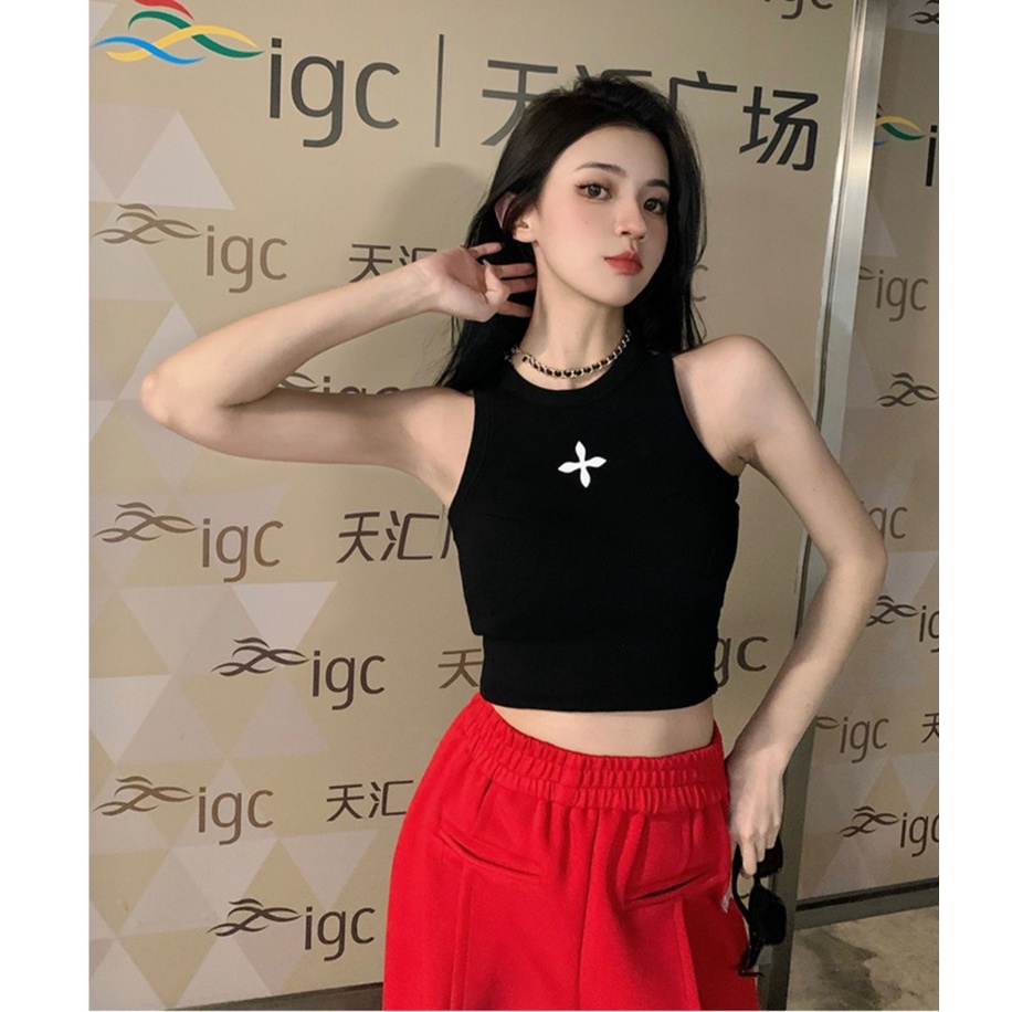 Cocory vn Áo Lửng Hai Dây Gợi Cảm Thời Trang Cho Nữ