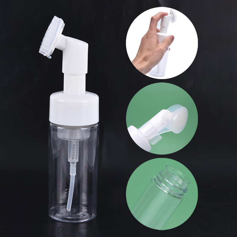 Sữa Rửa Mặt Tạo Bọt FOFS 120ml Bằng Silicon Với Đầu Cọ Silicone Tiện Dụng