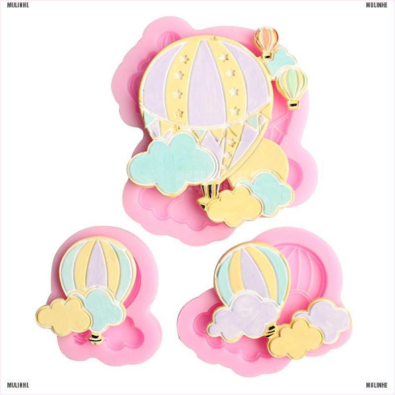 Khuôn silicone Tạo Hình Khinh Khí Cầu Làm Bánh DIY