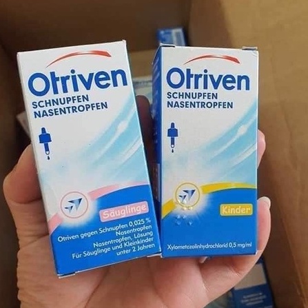 Hộp Giấy Đựng Nhỏ Mũi Otriven Schnupfen Đức Cho Bé